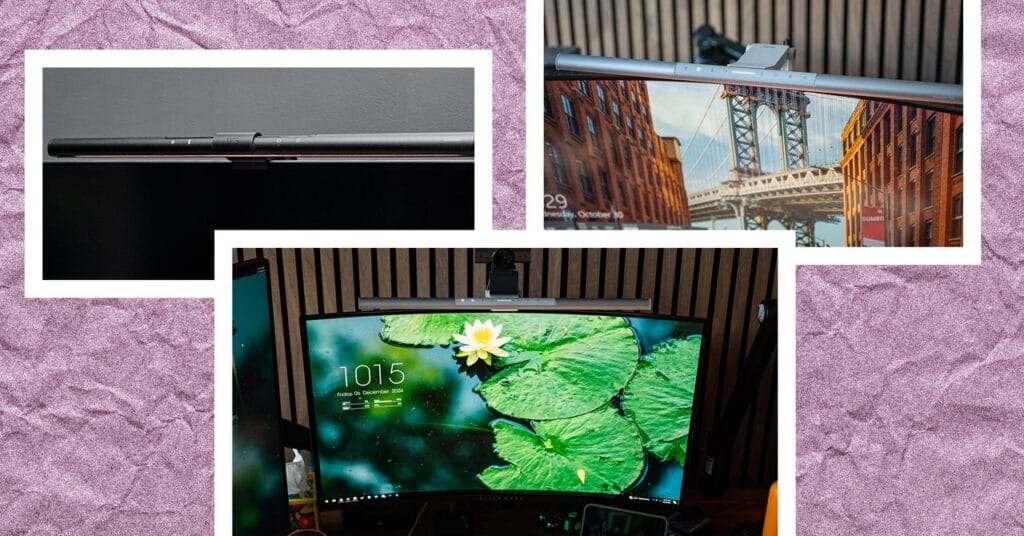 BenQ-ScreenBar-Lamps-Reviewer-Collage-122024-SOURCE-Julian-Chokkattu.jpg